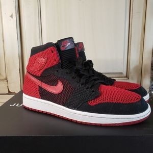 Nike Air Jordan 1 Retro High OG Flyknit Bred Banne